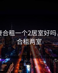 两对夫妻合租一个2居室好吗，两夫妻合租两室