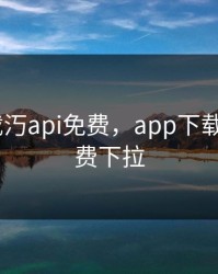 app下载汅api免费，app下载汅api免费下拉