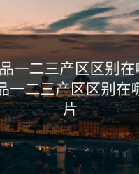 精产国品一二三产区区别在哪儿呢，精产国品一二三产区区别在哪儿呢图片