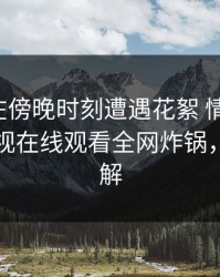 神秘人在傍晚时刻遭遇花絮 情不自禁，蘑菇影视在线观看全网炸锅，详情了解