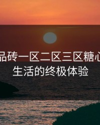 国精产品砖一区二区三区糖心：品质生活的终极体验