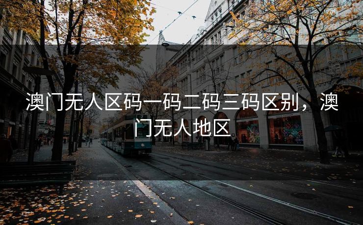 澳门无人区码一码二码三码区别，澳门无人地区