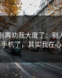 真的，别再劝我大度了：别人都以为我关掉手机了，其实我在心里发紧